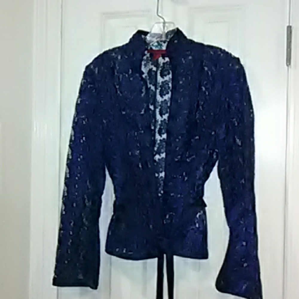 NWOT Classy  Open weave jacket